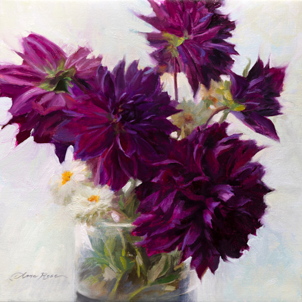 Dahlia Quintet by Anna Rose Bain