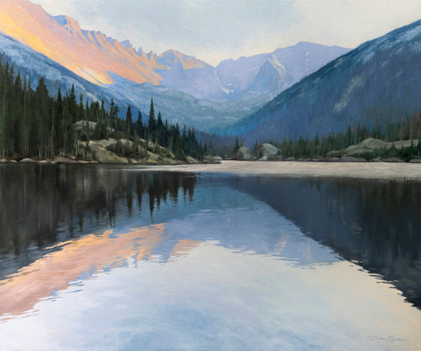 Dusk at Mills Lake by Anna Rose Bain