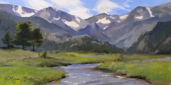 Moraine Valley, Midday Light by Anna Rose Bain