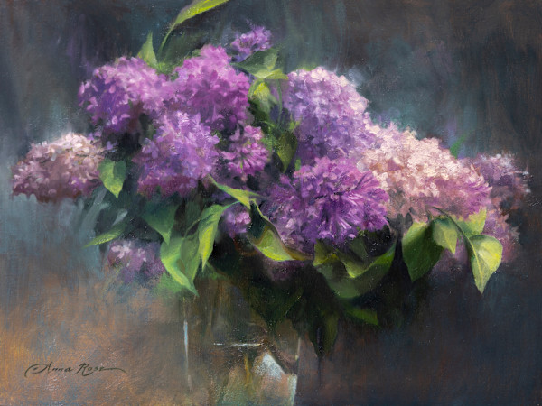Purple Lilacs by Anna Rose Bain