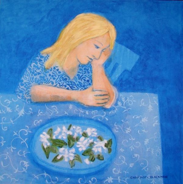 Blue Gardenias by Christabel Blackman