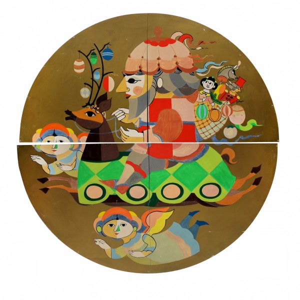 Holiday Mural by Bjørn Wiinblad