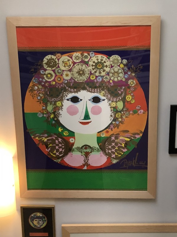 Christmas 1972 by Bjørn Wiinblad