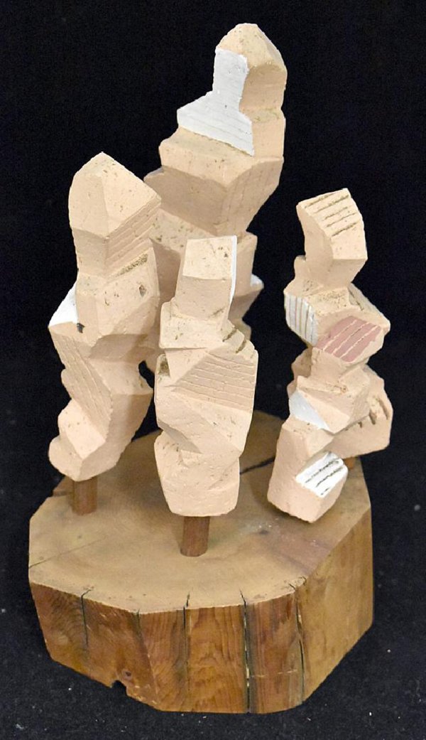 Modernist Pottery Table Sculpture by Paul Shaub