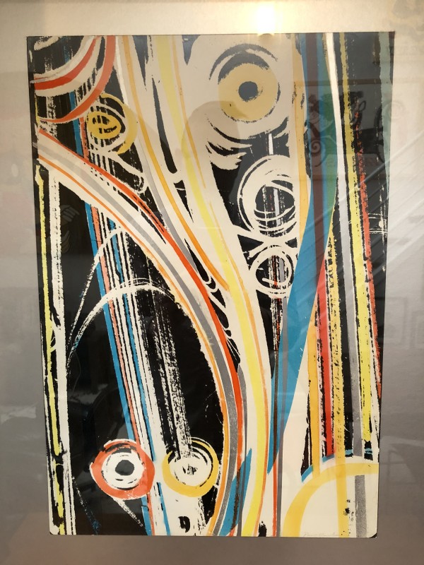 Abstract Serigraph by Paul Shaub