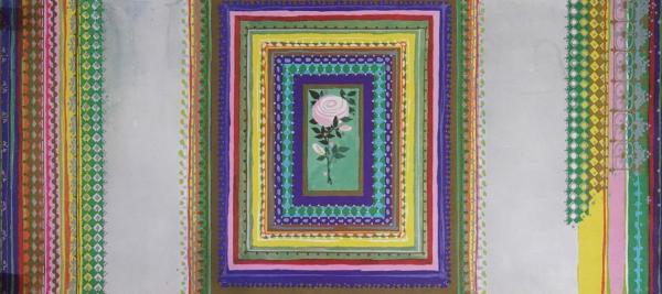 Flower Poster by Bjørn Wiinblad