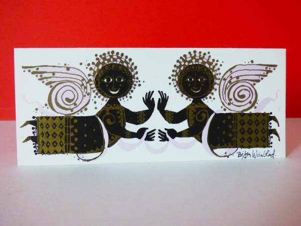 Greeting Card Angels by Bjørn Wiinblad