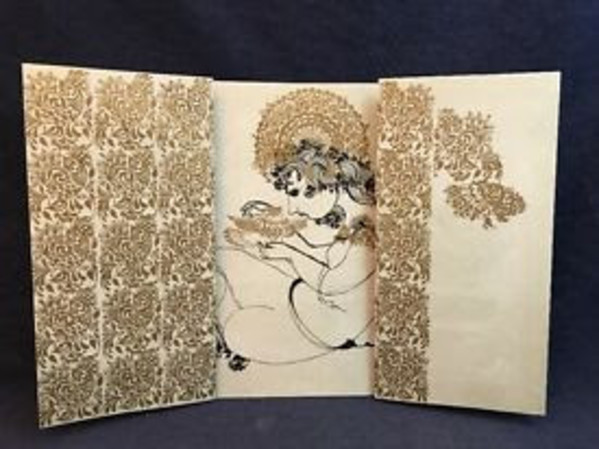 Christmas Card Trifold by Bjørn Wiinblad