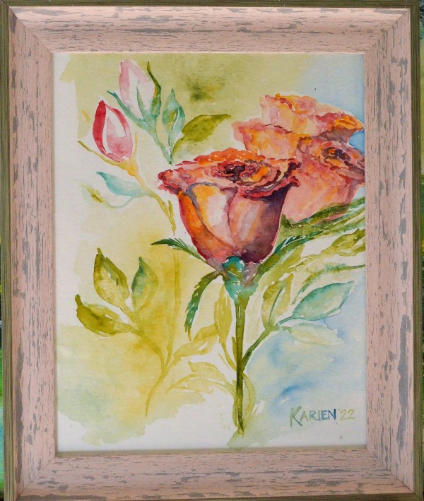 Rose Buds by Karien Dutton