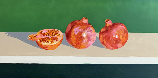 Two and a Half Pomegranates by Carol Rowan