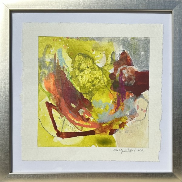 CHARTREUSE STUDY II (framed) by Casey Wakefield