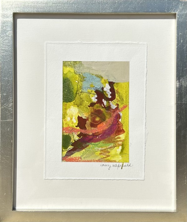 CHARTREUSE STUDY VII (framed) by Casey Wakefield