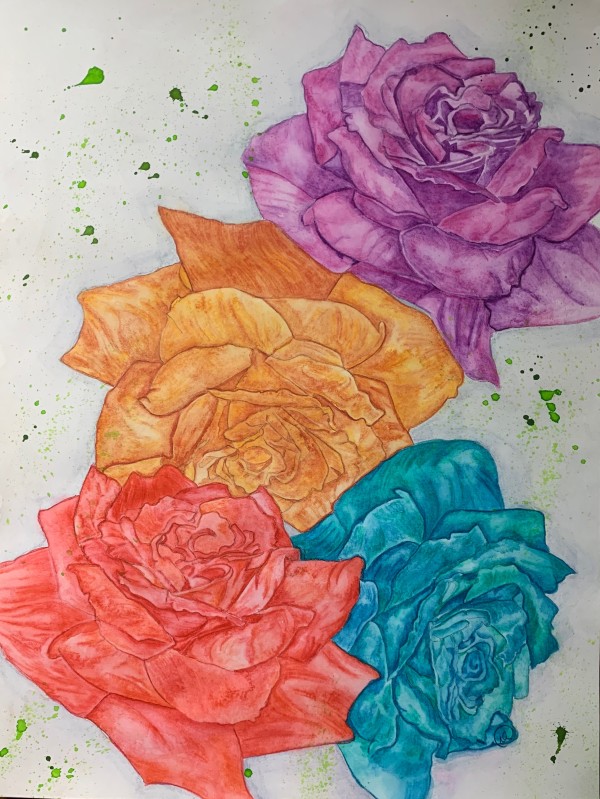 4 Roses by Deborah A. Berlin