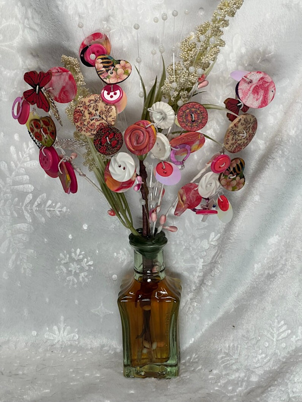 Blissful Button Tree 007 by Deborah A. Berlin