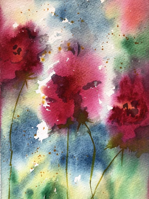 Poppies 2 by Deborah A. Berlin