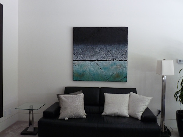 Black and Turquoise by Karen Bagayawa