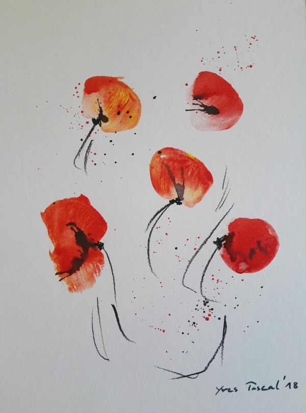 Poppies (Mohnblumen) by Yves Pascal Oesch / Bernard Oesch