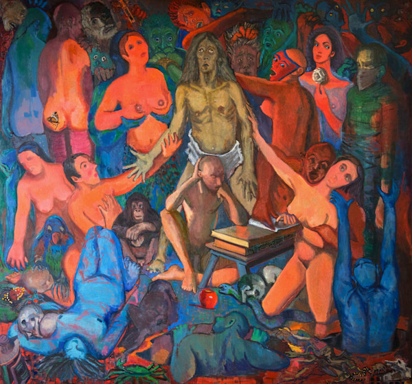 The Temptation of St Anthony (After Flaubert) by Salvatore Del Deo