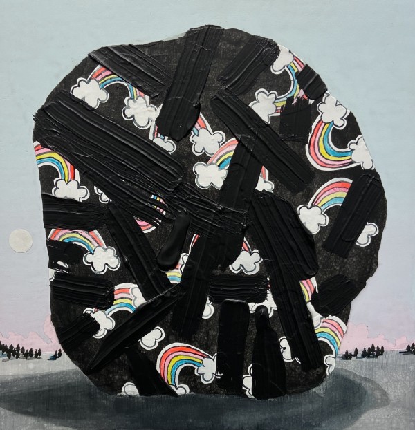 Rainbow Stickers/Paint Rock by Erik Benson