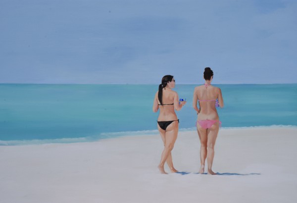 Siesta Key Beach Girls by Judy Steffens