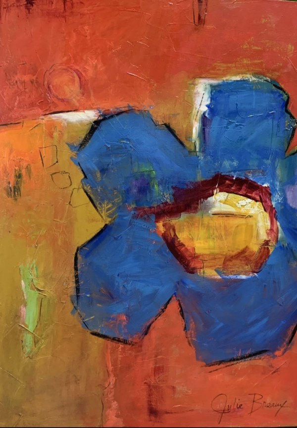 Blue Flower by Julie Breaux