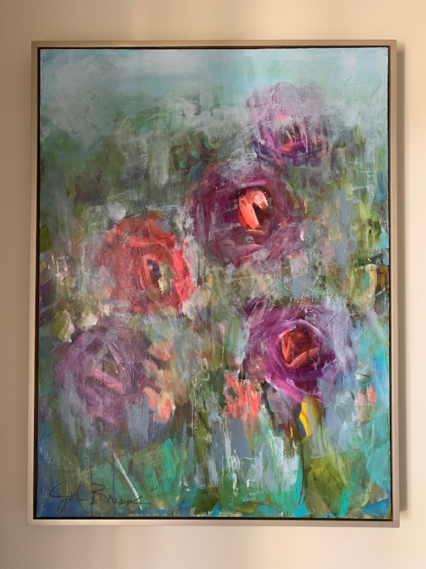 Misty Morning Wildflowers by Julie Breaux