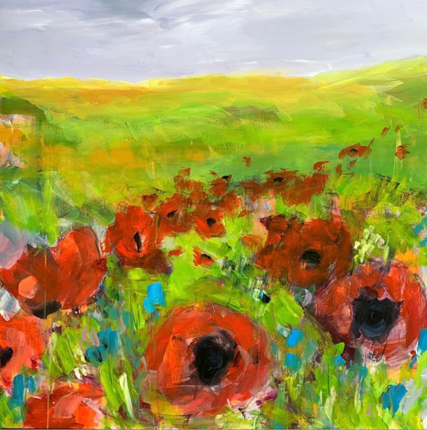 Poppy Landscape by Julie Breaux