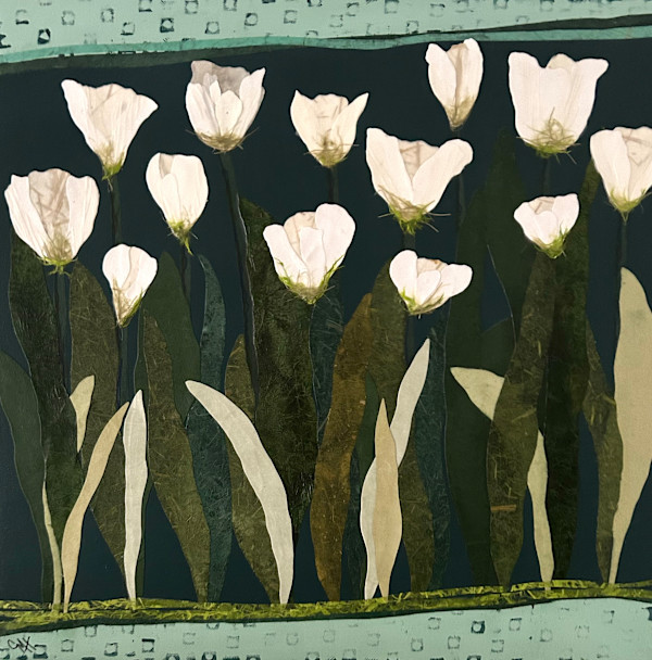 White Tulips by Cyndy Hanna