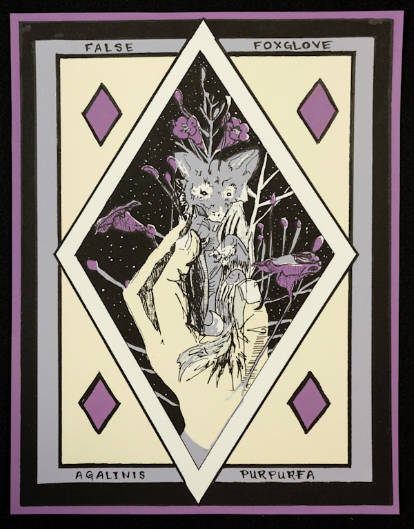 Purple False Foxglove by Susan David, Image 1.