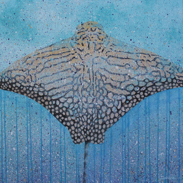 Ornate Eagle Ray by Julie Siracusa