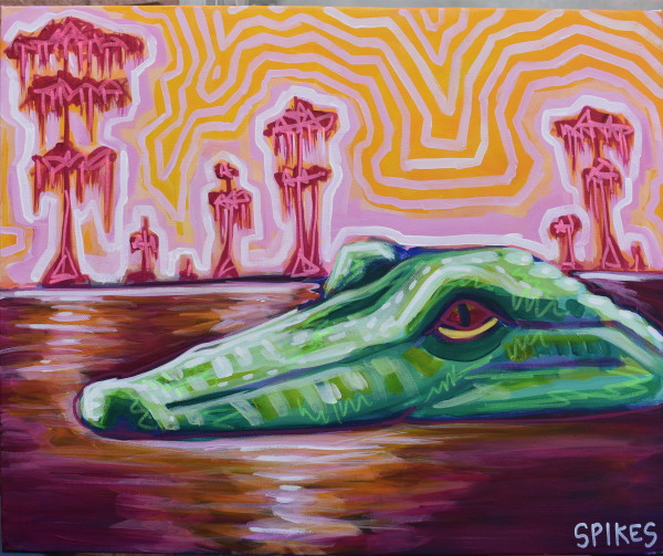 Groovy Gator by Emily Spikes