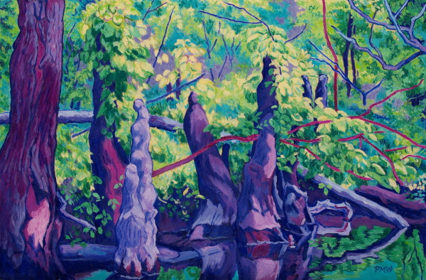 Cypress Knees by Peggy Walters