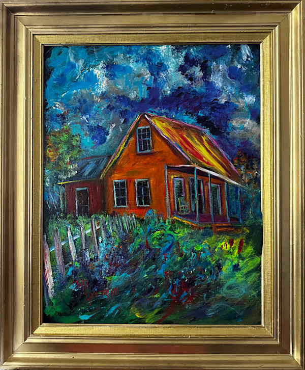 House on Gardiner St, Grand Coteau, La by Ted Bertrand