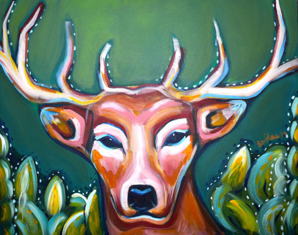 Deer by Emily Spikes