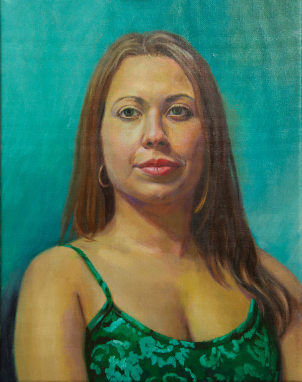 Portrait Study of Jasmine by Mike Brewer