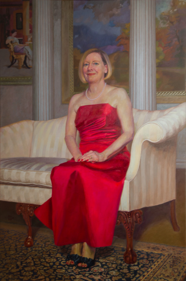 Wife of the Artist; The Honorable Deborah M. Paxson by Mike Brewer