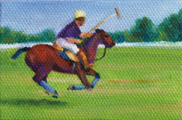 Polo Player by Mike Brewer