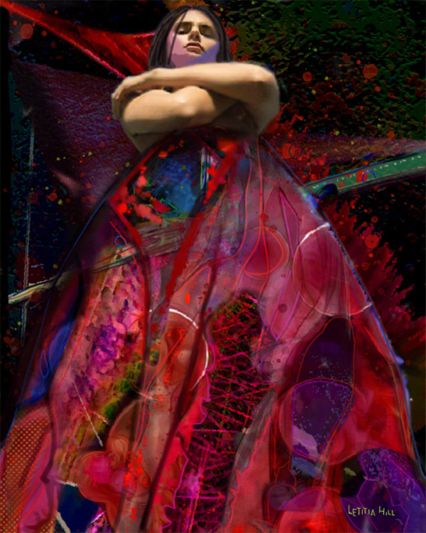 2nd Priestess of St. Brigit by Letitia Hill