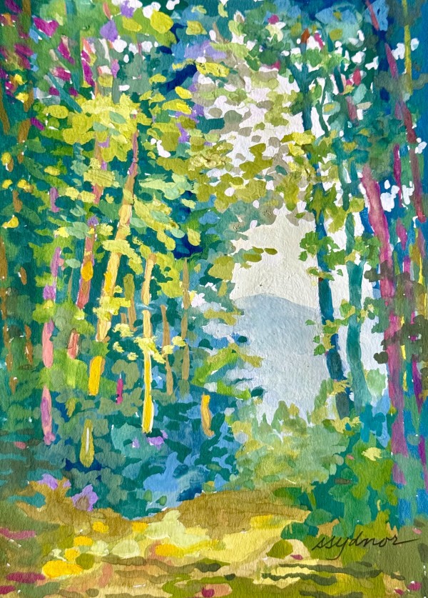 Distant Mountain (after Paquette) by Sallie Sydnor