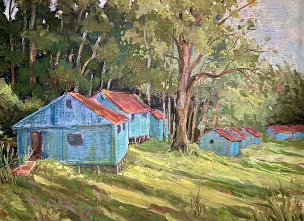 All That Remains:  Cabins at Camp Nimrod by Sallie Sydnor