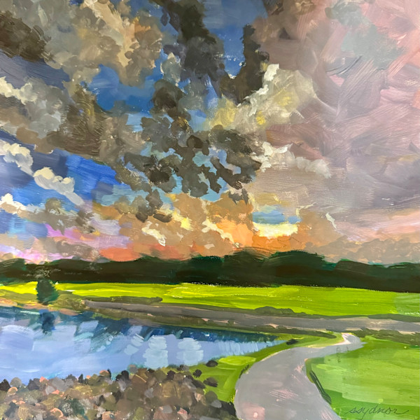 Northcountry Sunset by Sallie Sydnor