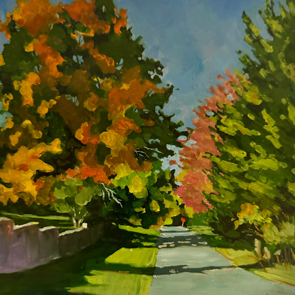 Autumn in the Neighborhood by Sallie Sydnor