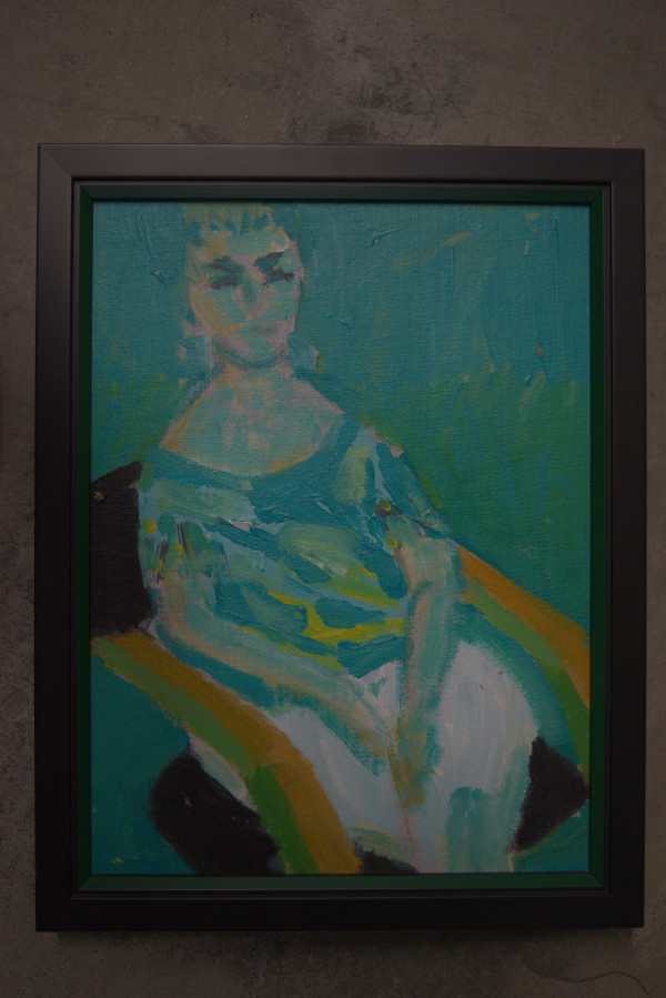 Woman in a Green Room by Jack McLarty