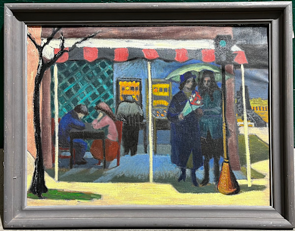 Couple in a Cafe by Jack McLarty