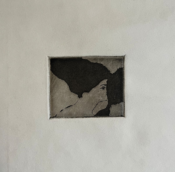 unknown (woman with mirror) Proof 1 by Jack McLarty