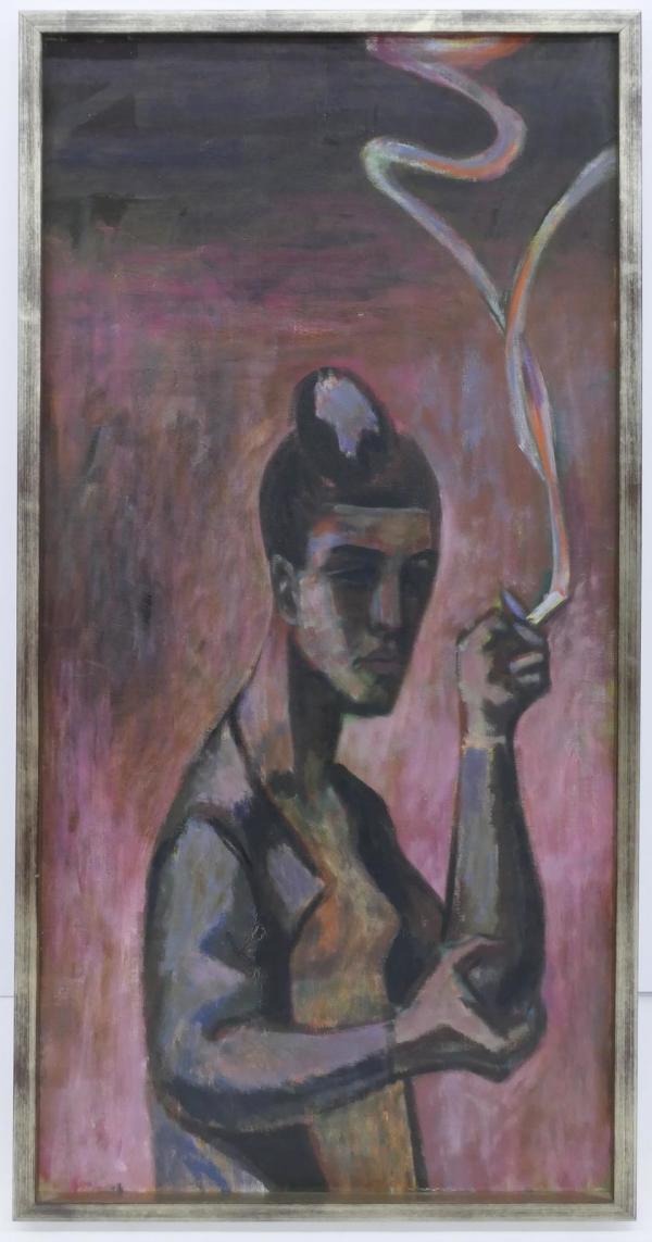 Woman (Smoking) by Jack McLarty