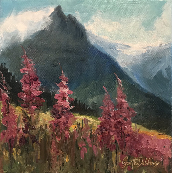 Glacier Fireweed by Becky Smith-Dobbins