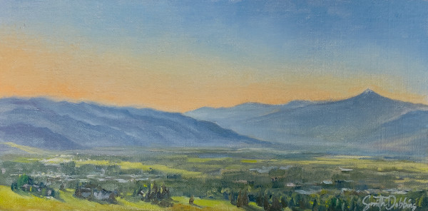 Missoula At Sunset by Becky Smith-Dobbins