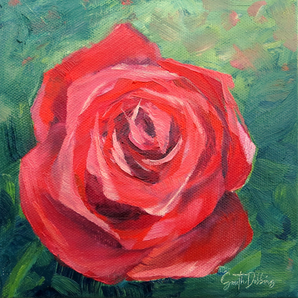 Red Rose by Becky Smith-Dobbins