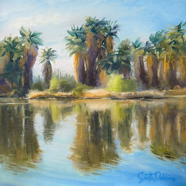 Paint AZ Day 2026: "First Light At Agua Caliente" by Becky Smith-Dobbins, Image 1.